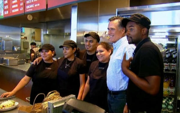 Mitt Romney Visits Chipotle 