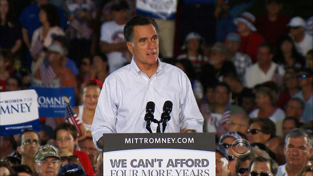 Mitt Romney campaigning in Florida 