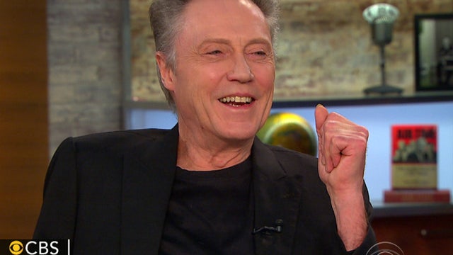 Christopher Walken on "CBS This Morning." 