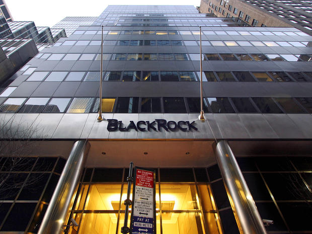 The New York headquarters of investment management firm BlackRock 