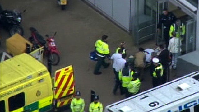 Malala Yousufzai, the 14-year-old Pakistani girl shot in the head by Taliban gunmen for campaigning for the right to an education, arrives at Queen Elizabeth Hospital in Birmingham, England, Oct. 15, 2012. 