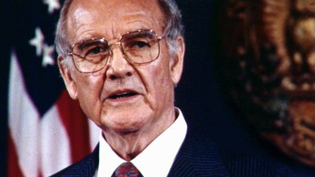 Former Sen. George McGovern, who was the Democratic nominee for president in 1972, is seen in this undated picture. 