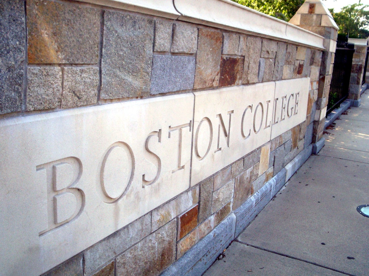 St. Ignatius Gate at Boston College in Chestnut Hill, Mass. 