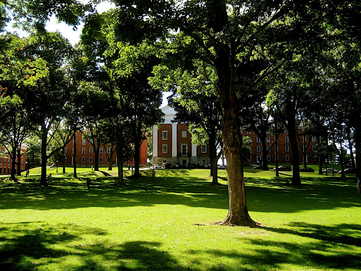 The Main Quad at Amherst College in Amherst, Mass. 