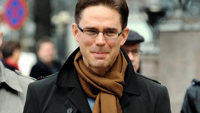 Finnish Prime Minister Jyrki Katainen, pictured above in April 16, 2011 when he was chairman of The National Coalition Party and candidate for the Finnish Parliament. 