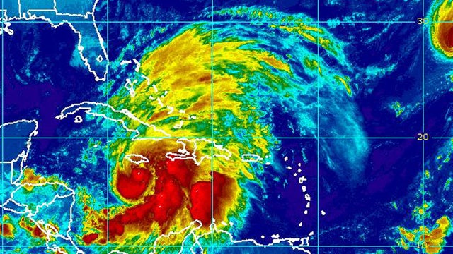 Tropical Storm Sandy Wednesday morning 