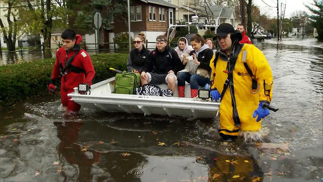 Responders rush to rescue flooded N.J. Town 