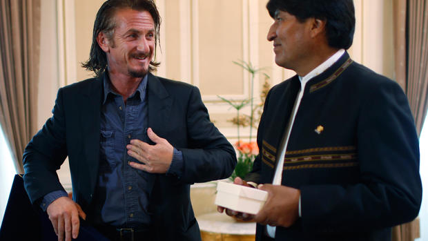 Sean Penn visits Bolivia 