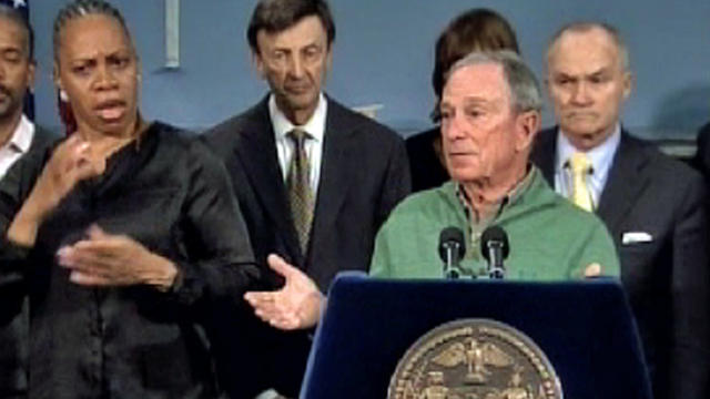Bloomberg reponds to calls to cancel NYC Marathon 