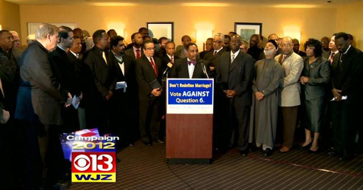 Prominent Baltimore Clergy Gathered To Speak Against Same Sex Marriage Cbs Baltimore