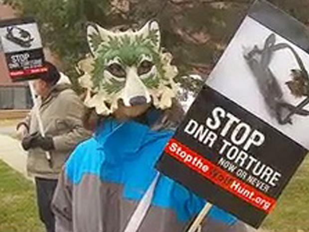 Wolf Hunt Protest DNR Headquarters 
