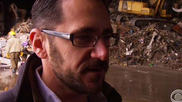 Dominick Mazza's New Jersey waste removal business has collected 7,500 tons of debris since Superstorm Sandy hit. 