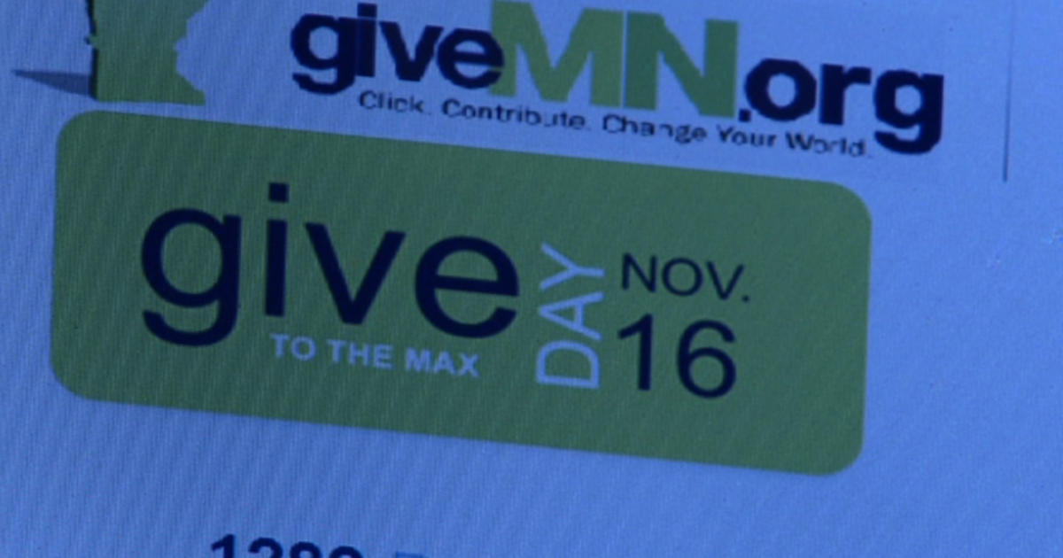 It's Give To The Max Day! CBS Minnesota