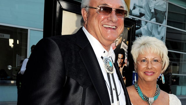 Mustang Ranch owner Lance Gilman and madam Susan Austin arrive at the premiere of E1 Entertainment's "Love Ranch" at the Arclight Theater June 23, 2010, in Los Angeles. 