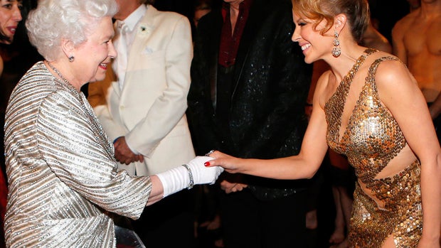 Queen attends Royal Variety Performance 2012 