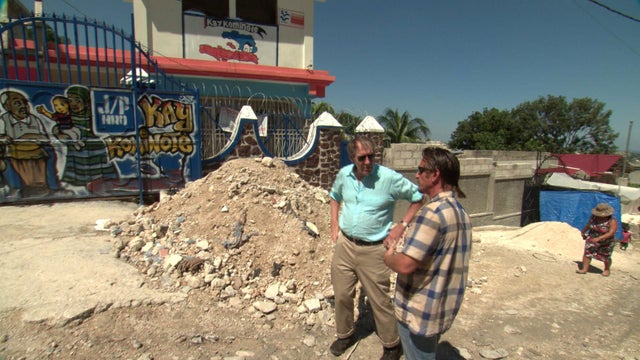 A community center has emerged out of the rubble, thanks to J/P HRO. 