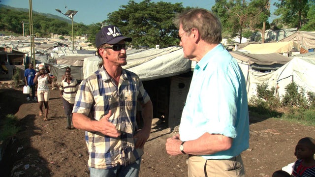  Penn's group has helped to relocate tens of thousands of people out of the tent camps.  
