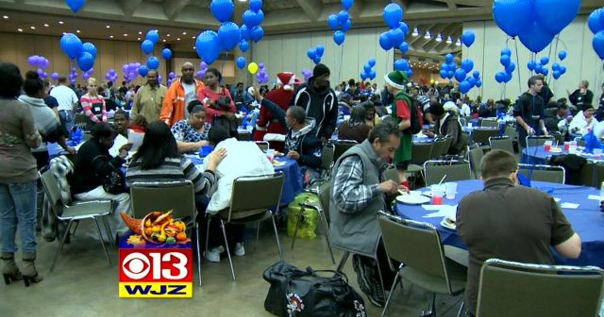 Goodwill Holds Annual Thanksgiving Feast For Thousands Of Less