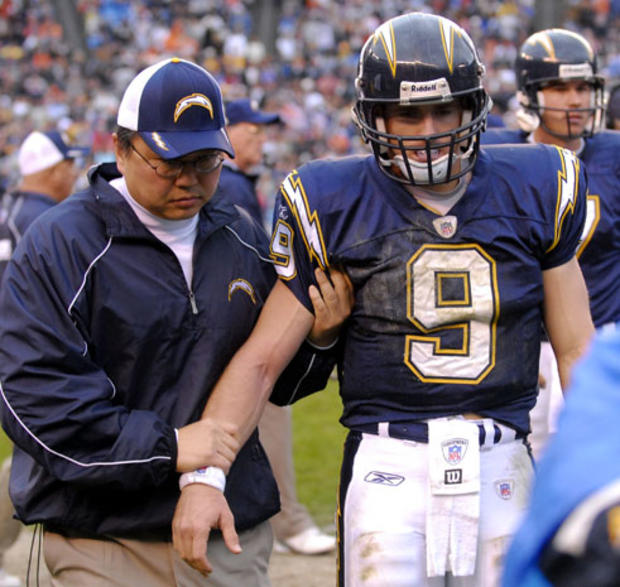 After a serious shoulder injury in 2005, Drew Brees left the San Diego Chargers.  