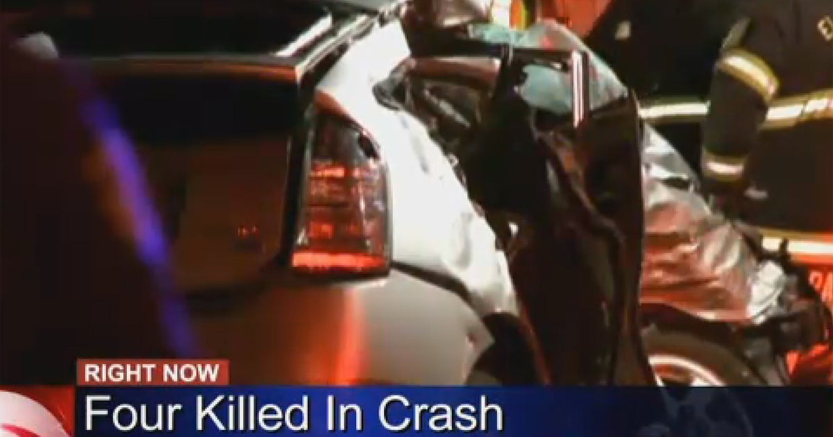 Two children among 4 dead in Calif. head-on car collision - CBS News