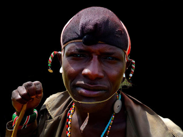 Portrait of a Samburu tribesman. 