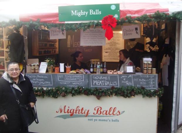 Mighty Balls At The Union Square Holiday Market 