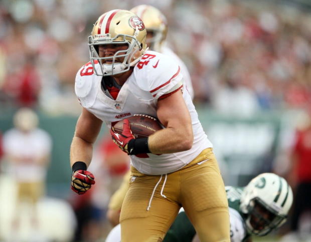 Bruce Miller #49 of the San Francisco 49ers 