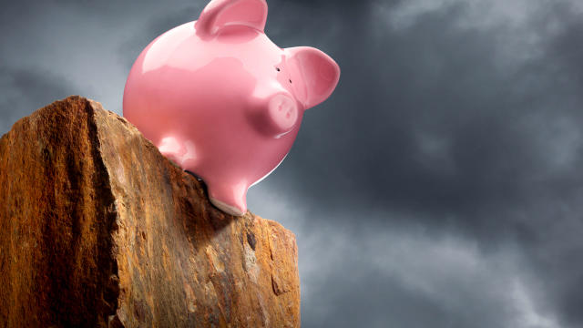 Fiscal Cliff piggy bank 