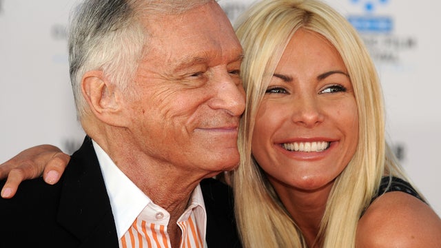 Hugh Hefner and Crystal Harris 