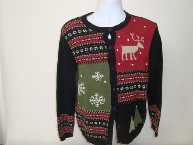 Reindeer and Snowflakes Ugly Sweater 