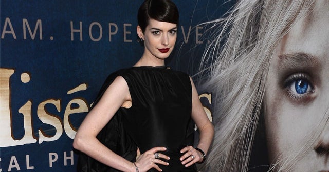 Anne Hathaway calls wardrobe malfunction 'devastating' - CBS News