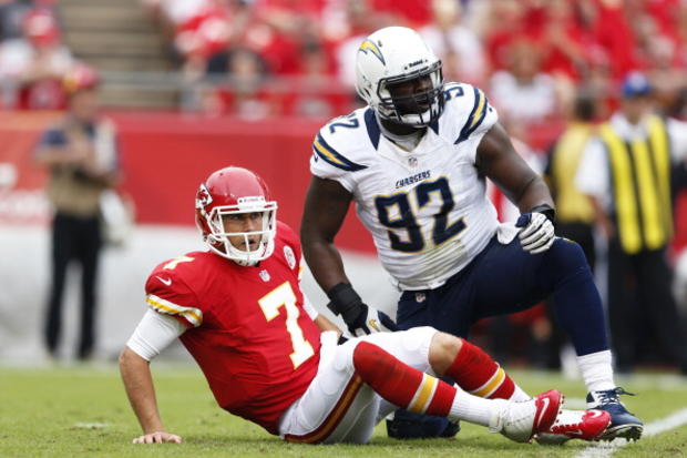 Vaughn Martin #92 of the San Diego Chargers 