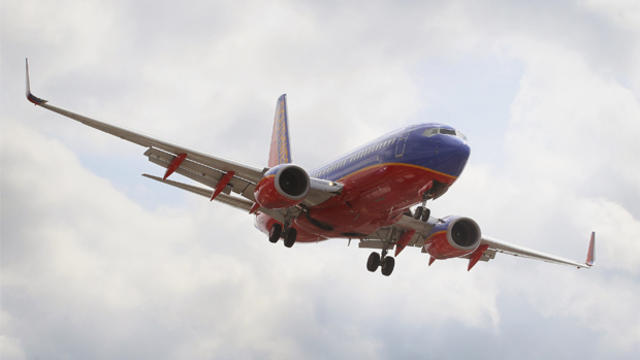Southwest Airlines meandering airplane 