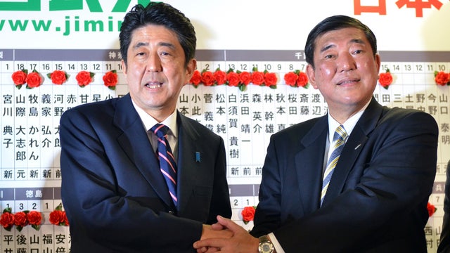 Liberal Democratic Party, japan, Shinzo Abe, Shigeru Ishiba 
