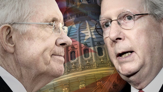 Harry Reid and Mitch McConnell  