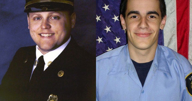 Funerals set for two slain western New York firefighters - CBS News