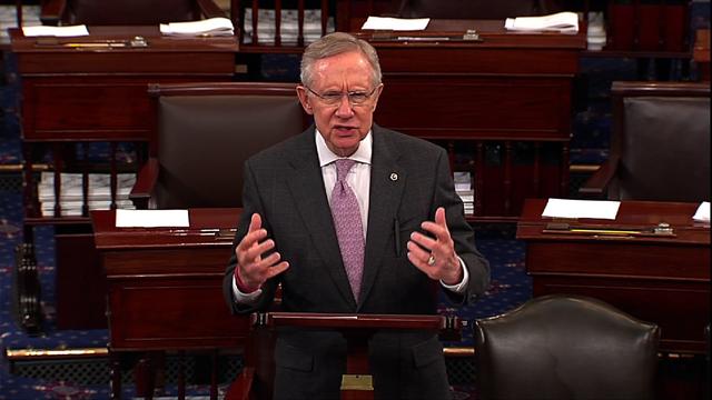 Reid: "Fiscal cliff" can be averted with "one vote" 