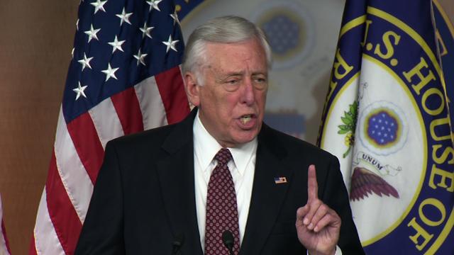 Hoyer blasts House GOP leaders for absence 