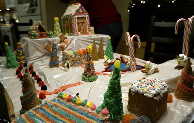 Nina's gingerbread house, 2012 