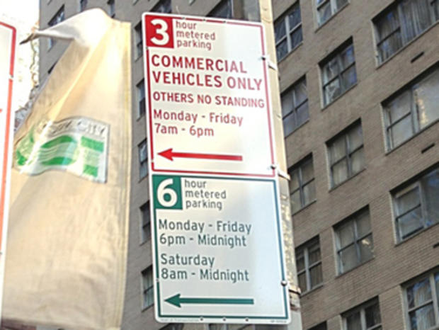 New Street Parking Signs 