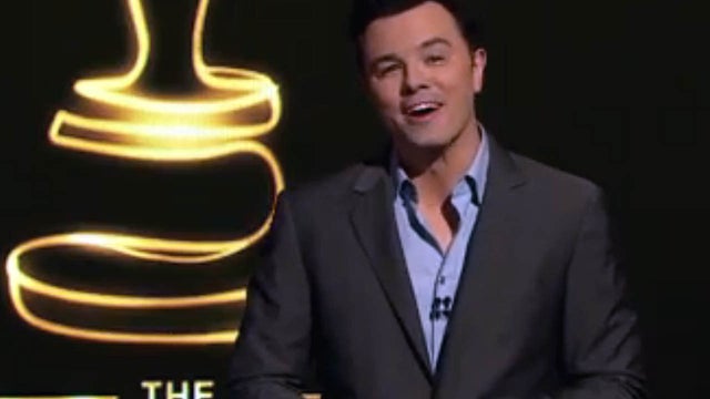 Oscar host Seth MacFarlane cracked jokes alongside actress Emma Stone while announcing the 85th Academy Award nominees. 