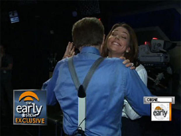Larry King hugs Erica Hill 