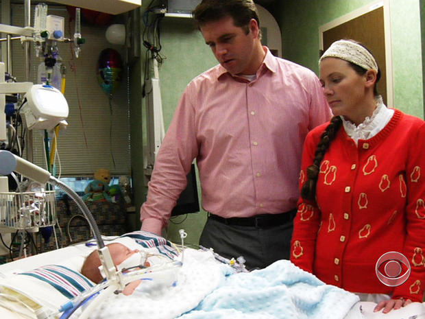 Stephen and Rebekah Sanford were called to their son Jude's bedside after his health quickly deteriorated. 