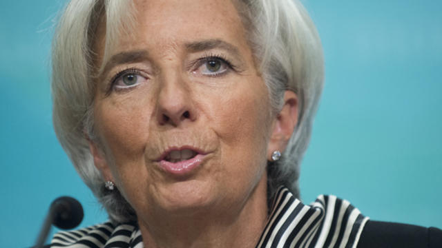 Christine Lagarde, managing director of the International Monetary Fund, speaks on Jan. 17, 2013, in Washington. 