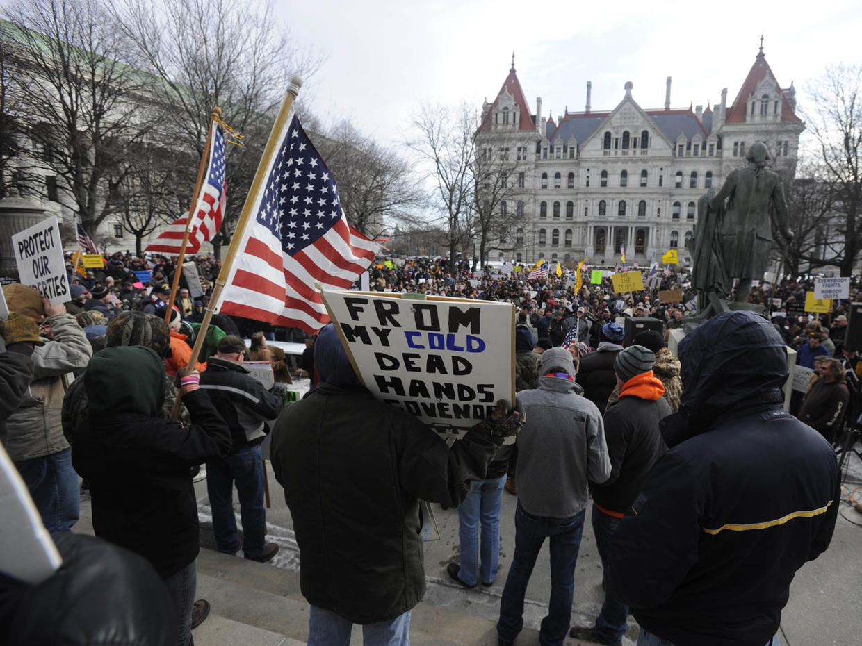 Thousands Join Pro Gun Rallies In State Capitals Cbs News