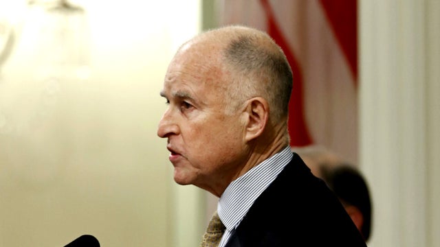 Gov. Jerry Brown gives his State of the State address at the Capitol in Sacramento, Calif., Thursday, Jan. 23, 2013. 