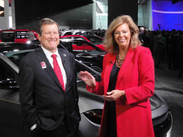 Jim Seavitt, 2013 North American International Auto Show Chairman, with Carol Cain 