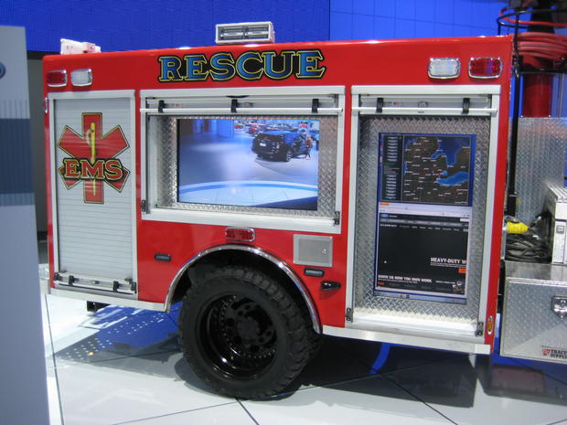 One of Ford's new high-tech rescue vehicles 