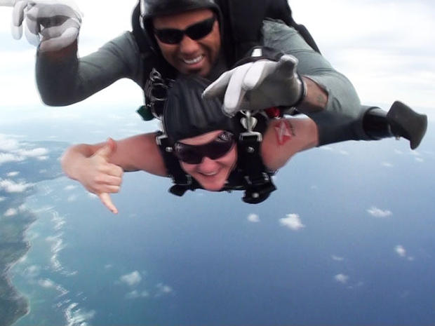 Todd Love took on skydiving to satisfy his need for adventure. 