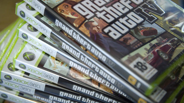 grand theft auto IV, violent video games, stock 